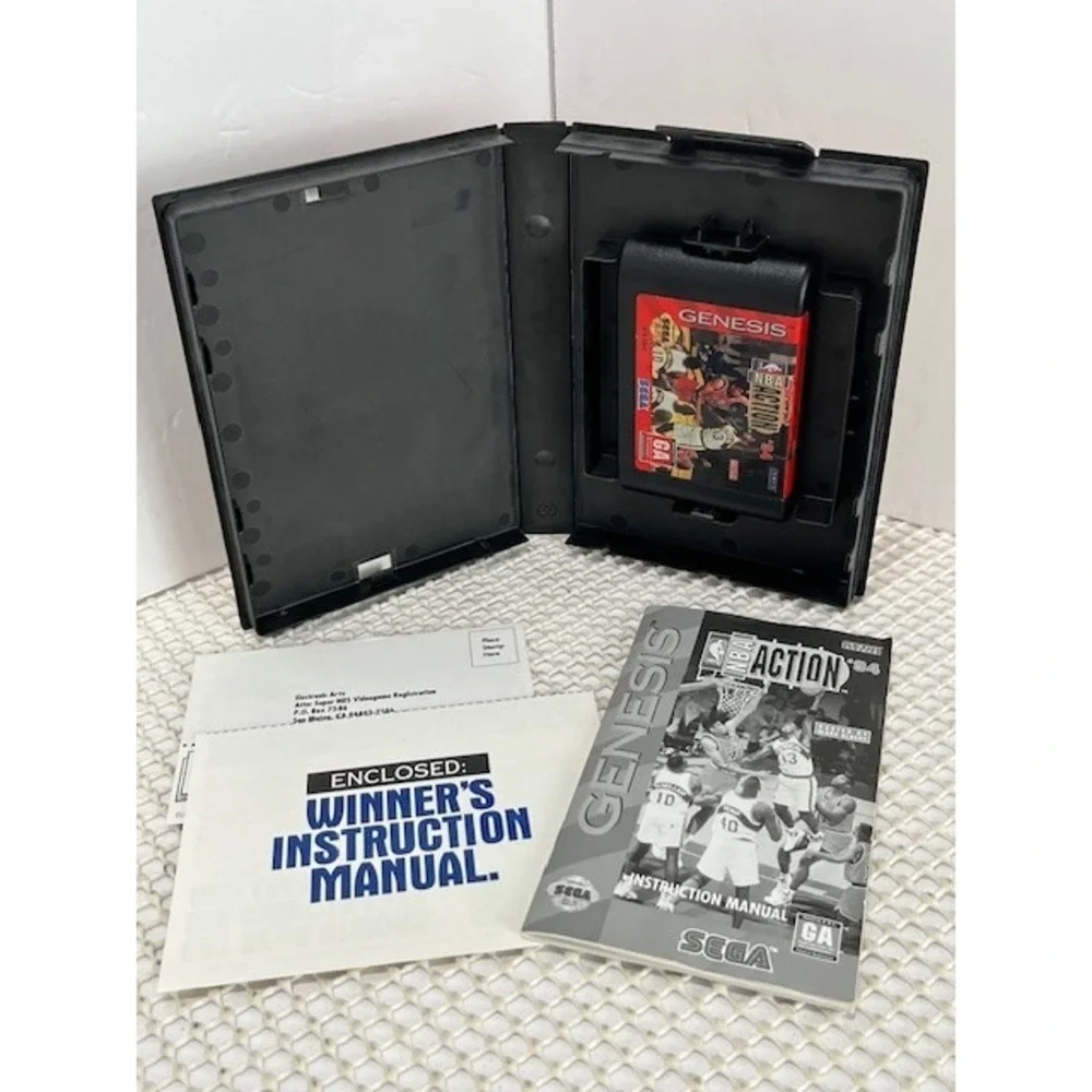 NBA Action '94‎ (Sega Genesis, 1994) - Complete